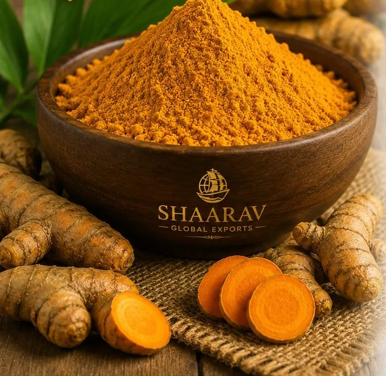 Premium turmeric fingers and powder